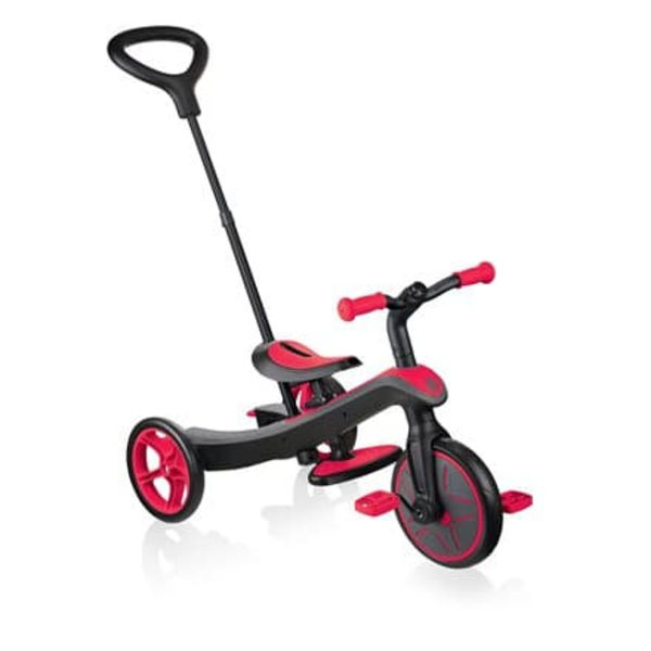 GLOBBER tricycle Trike Explorer 4in1, red, 632-102 Punainen