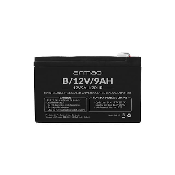Universal gel battery for Ups Armac B/12V/9Ah