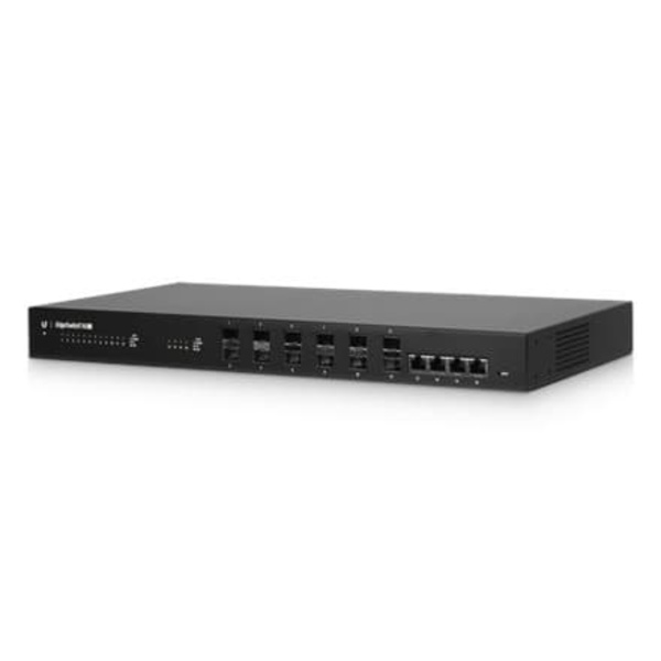 Ubiquiti | EdgeSwitch | ES-16-XG | Web managed | Rackmountable | 10/100 Mbps (RJ-45) ports quantity 1 | Gigabit Ethernet (copper) ports quantity 4 | S Svart
