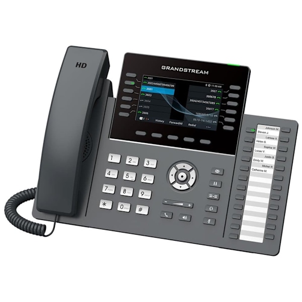 Grandstream Networks GRP2636 IP phone Black 12 lines LCD Wi-Fi