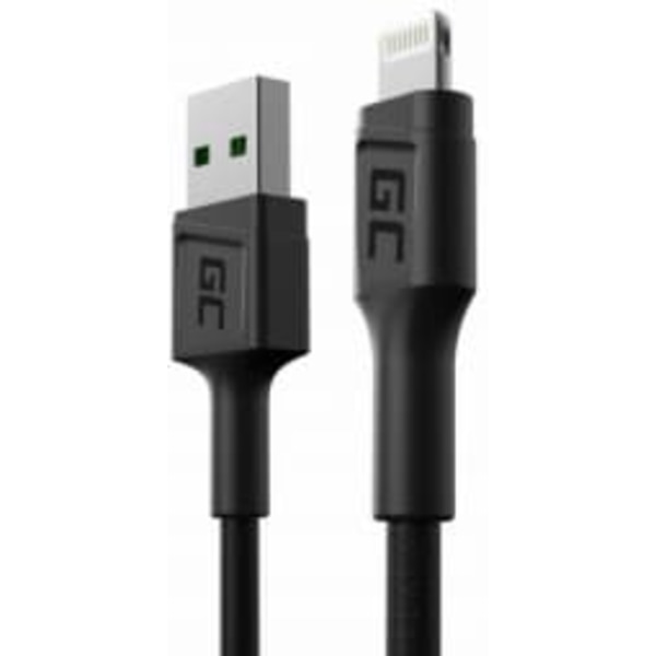 Green Cell KABGC24 lightning cable 0.3 m Black