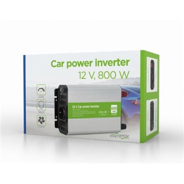 EnerGenie | 12 V Car power inverter, 800 W | EG-PWC800-01