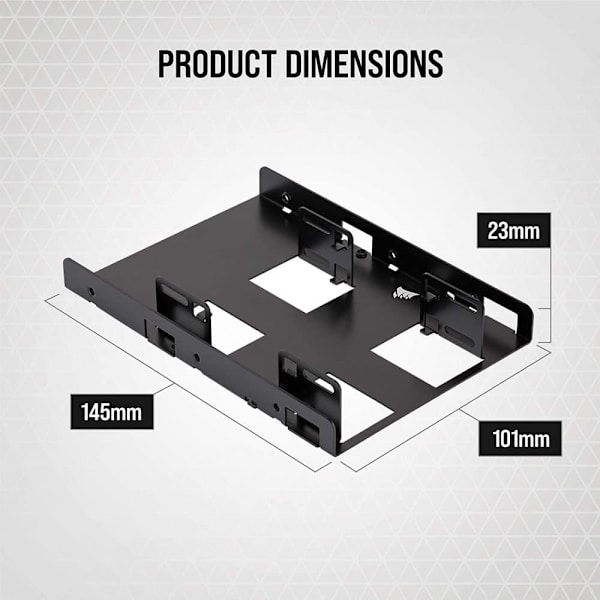 CORSAIR Dual SSD Mounting Bracket - hard drive bracket