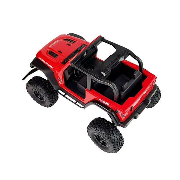 Red Remote Controlled Jeep Terrain Car 2.4G