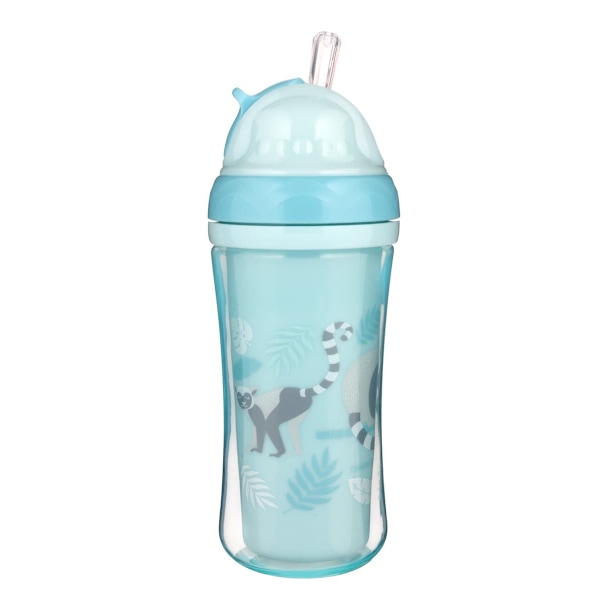 CANPOL BABIES sport cup with silicone straw Lemur 260ml, 74/051