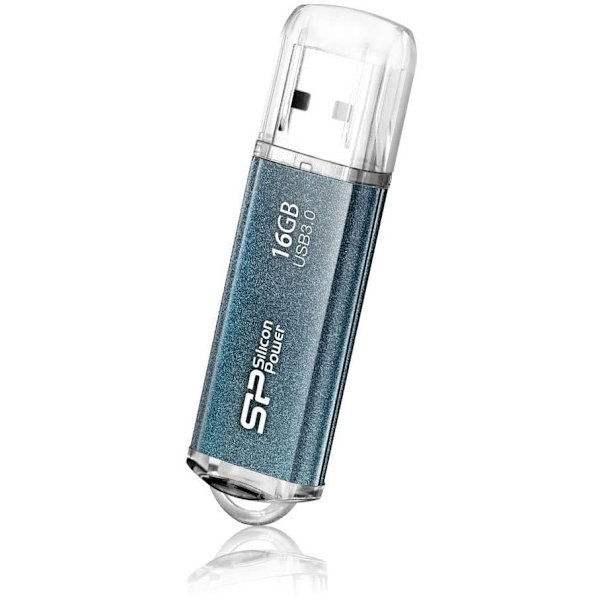 Silicon Power | Marvel M01 | 16 GB | USB 3.0 | Blue Blå