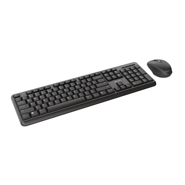Trust TKM-350 keyboard Mouse included Universal RF Wireless Black musta