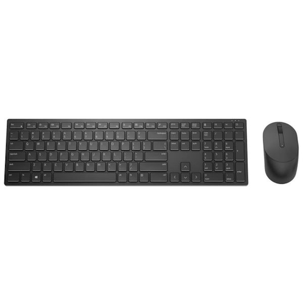 Dell KM5221W Pro | Keyboard and Mouse Set | Wireless | Ukrainian | Black | 2.4 GHz