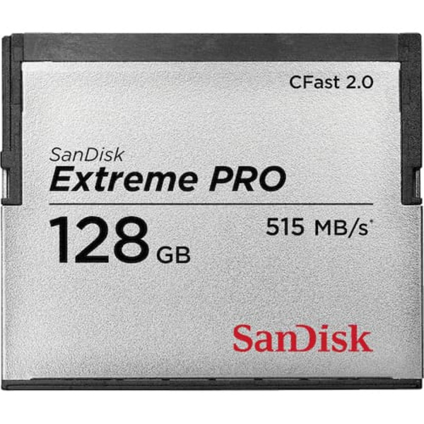 EXTREME PRO CFAST 2.0/128GB 525MB/S VPG130