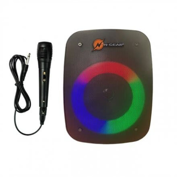 N-GEAR PARTY LET'S GO PARTY SPEAKER 4 Studio/ BT/ 30W/ Disco LED/ 1x MIC Sort