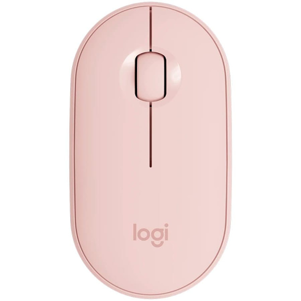 LOGITECH M350S Pebble 2 Bluetooth Mouse - TONAL ROSE