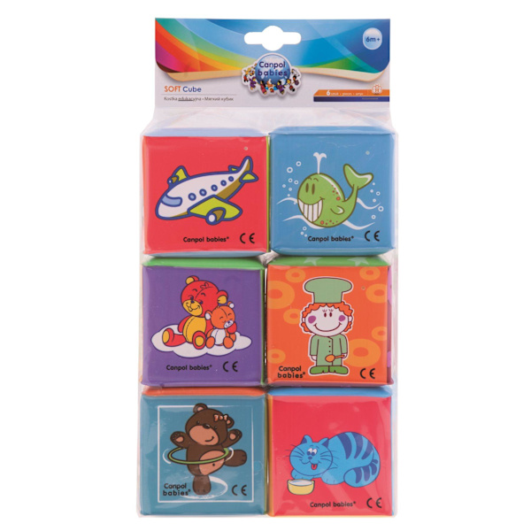 CANPOL BABIES blocks soft 6pcs 2/817