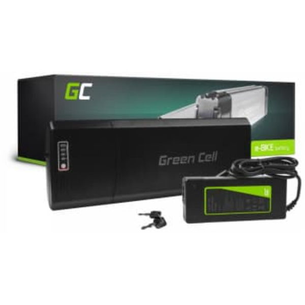 Baterija Green Cell -bike Battery 36V 12Ah 432Wh Rear Rack Ebike 5 Pin for Mifa, Zündapp, Ecobike, Lovelec with Charger