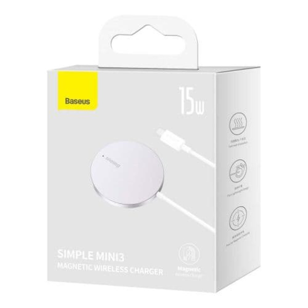 Lādētājs Baseus Simple Mini3 15W Silver