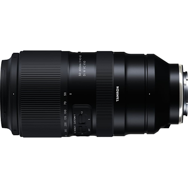 Tamron 50-400mm f/4.5-6.3 Di III VC VXD lens for Sony