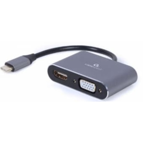 Cablexpert A-USB3C-HDMIVGA-01 USB graphics adapter Grey Grå