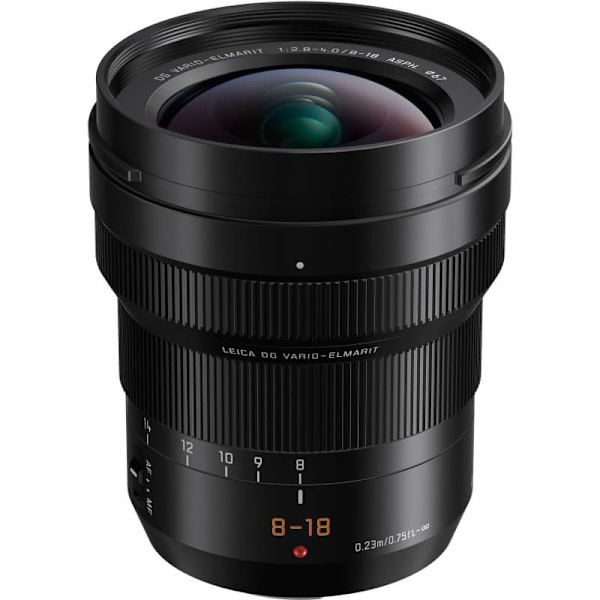 Panasonic Leica DG Vario-Elmarit 8-18mm f/2.8-4.0 ASPH. lens Sort