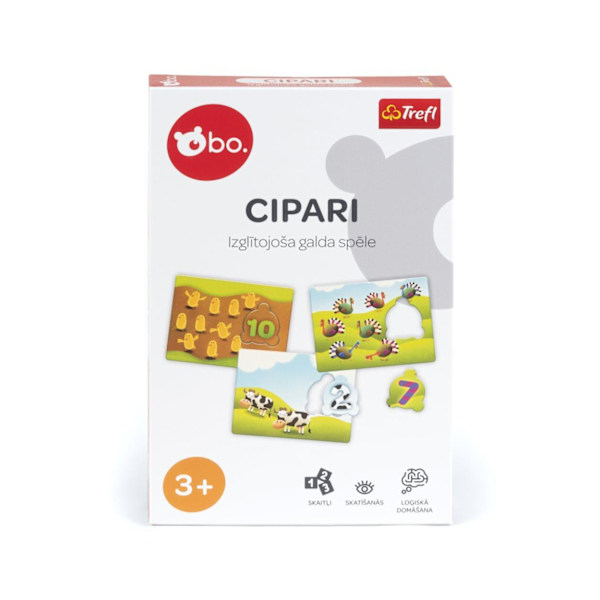 bo. Educational board game "Numbers" (In Latvian lang.)