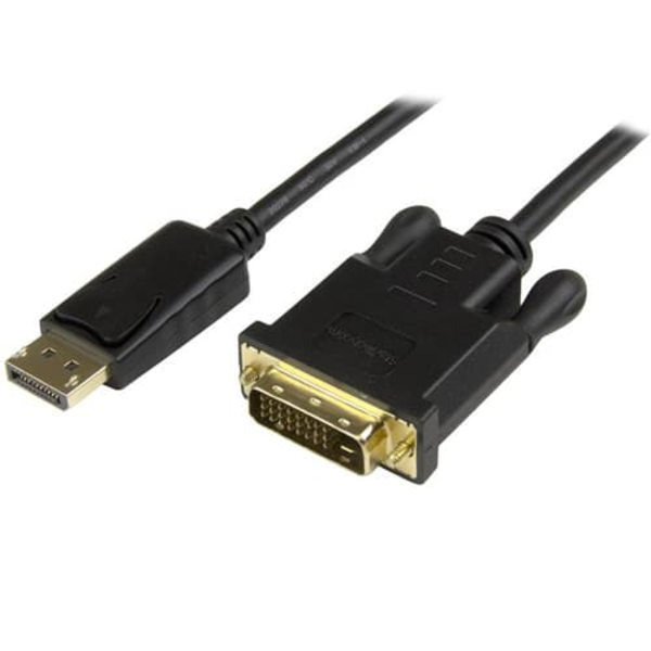 StarTech.com DisplayPort to DVI Converter Cable - DP to DVI Adapter - 3ft - 1920x1200 (DP2DVI2MM3) - display cable - 91.4 cm