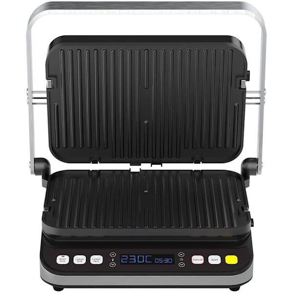 AENO ''Electric Grill EG1: 2000W, 3 heating modes - Upper Grill, Lower Grill, Both Grills  Defrost, Max opening angle -180°, Temperature regulation, T