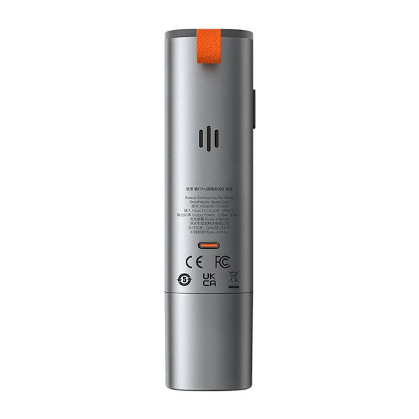 Baseus Car Mount SafeJourney Pro Series alcohol breathalyser in aluminium case 470 mAh Gray (CRCX060014)