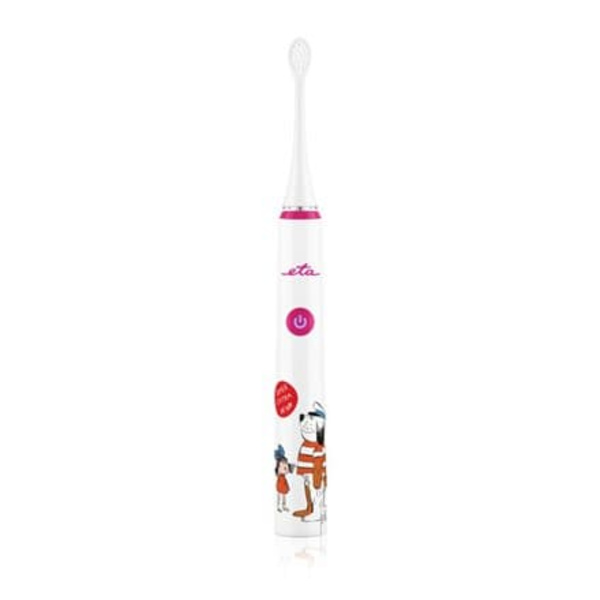 ETA | Sonetic Kids Toothbrush | ETA070690010 | Rechargeable | For kids | Number of brush heads included 2 | Number of teeth brushing modes 4 | Pink/Wh
