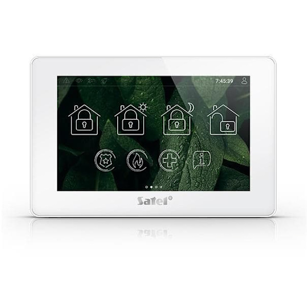 SATEL KEYPAD WITH TOUCH SCREEN 7 INCH INT-TSH2-W (WHITE)