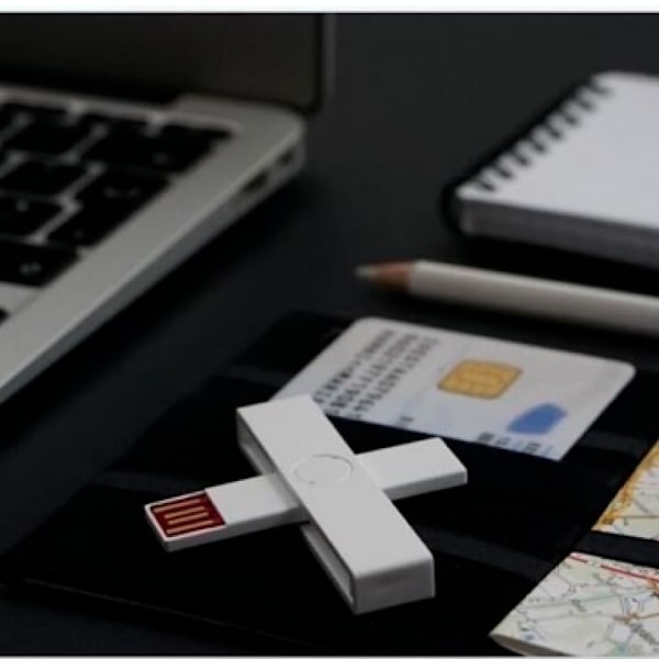 ID karšu lasītājs +ID eID/Smart Card White USB