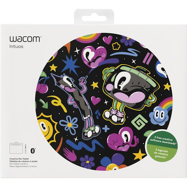 TABLETA grafica Wacom Intuos S, Bluetooth, Pistachio "CTL-4100WLE-N" (timbru verde 0.18 lei)