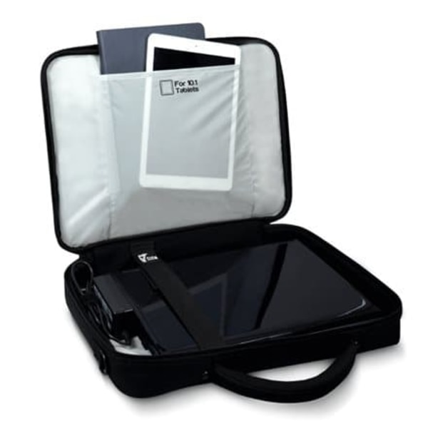 PORT DESIGNS | Courchevel | Fits up to size 17.3 " | Messenger - Briefcase | Black | Shoulder strap