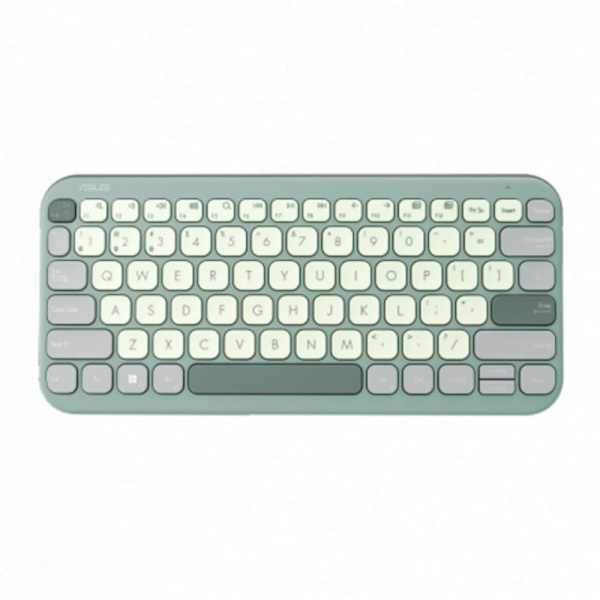 Asus KW100 | Keyboard | Wireless | US | Green Tea | Bluetooth Grønn, Latte
