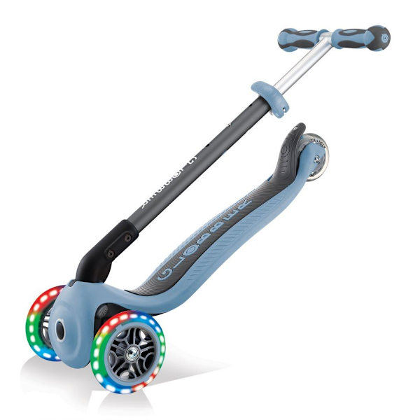 GLOBBER scooter Go Up Deluxe Lights, ash blue, 646-200