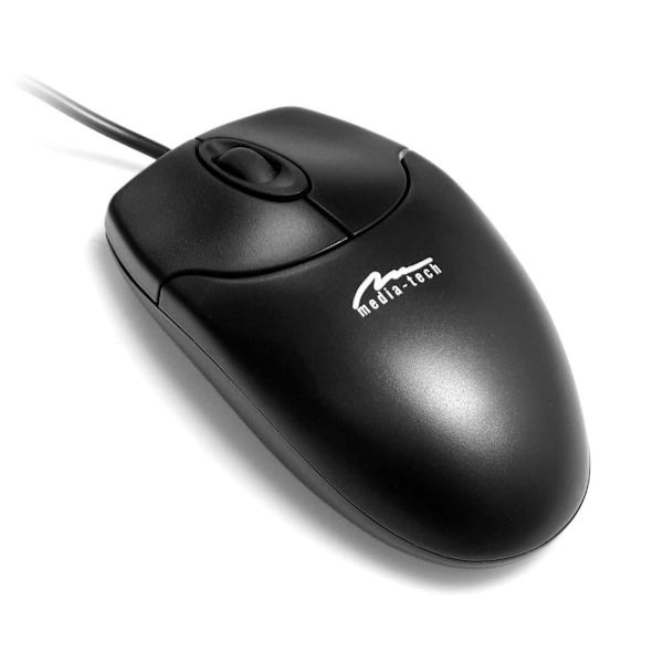 Standard. mysz optyczna 800 cpi, interfejs PS/2 Sort