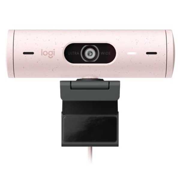 LOGITECH BRIO 500 Full HD Webcam - ROSE - USB Hvid