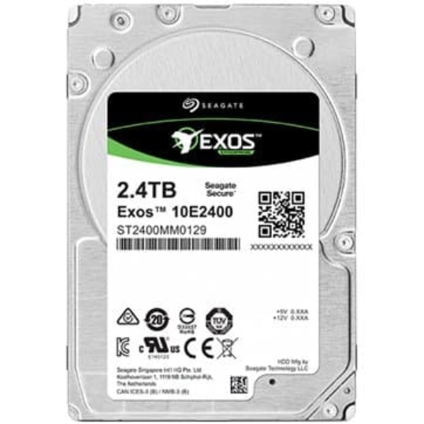 EXOS 10E2400 2.4TB 512E/4K/2.5IN 10KRPM SAS 256MB 16GB MLC