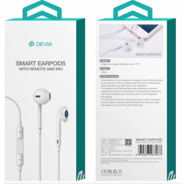 Devia Smart iPhone Earpods with Microphone