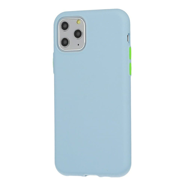 Mocco Soft Cream Silicone Back Case for Samsung Galaxy S21 Plus Blue