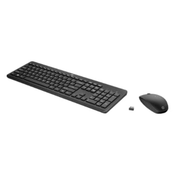 HP 235 Wireless Mouse Keyboard Combo - Black - RUS Sort