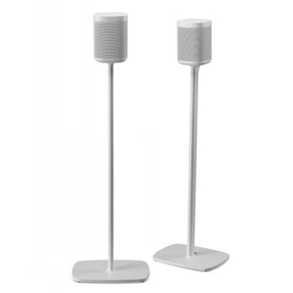 Flexson Floor Stand for Sonos One, One SL and Play1, Pair, White