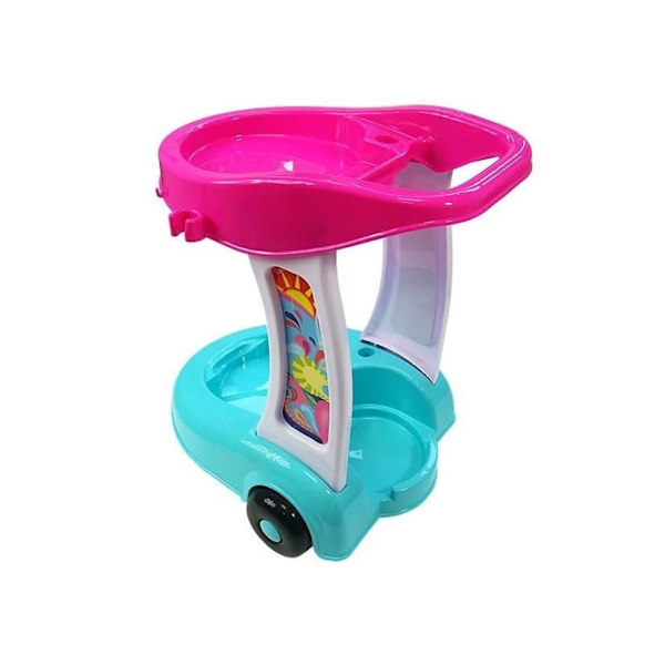 Cleaning Set on a Cart with Vacuum Cleaner