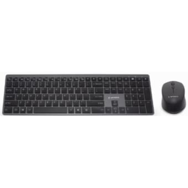 Gembird KBS-ECLIPSE-M500 keyboard Mouse included RF Wireless QWERTY US English Black