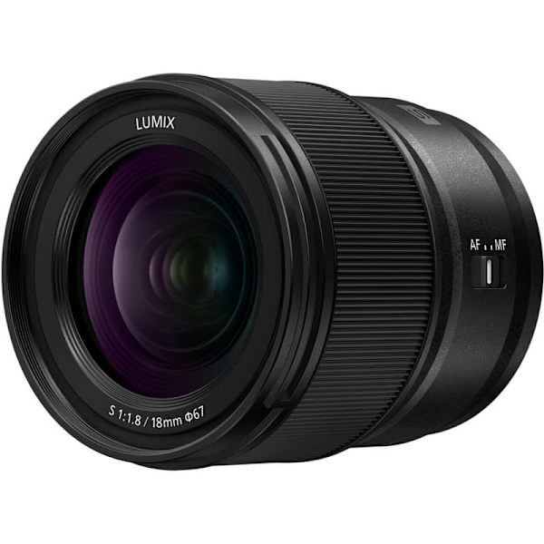 Panasonic Lumix S 18mm f/1.8 lens Sort