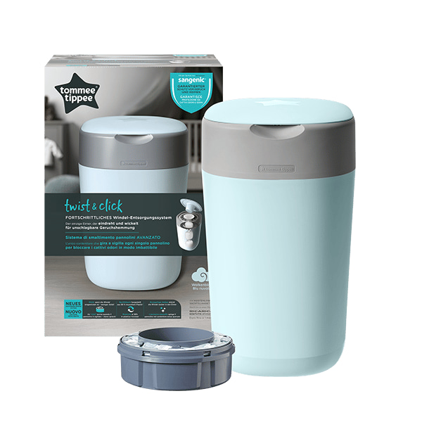 TOMEE TIPPEE diapers container Sangenic Twist&Click, cloud blue, 85100302