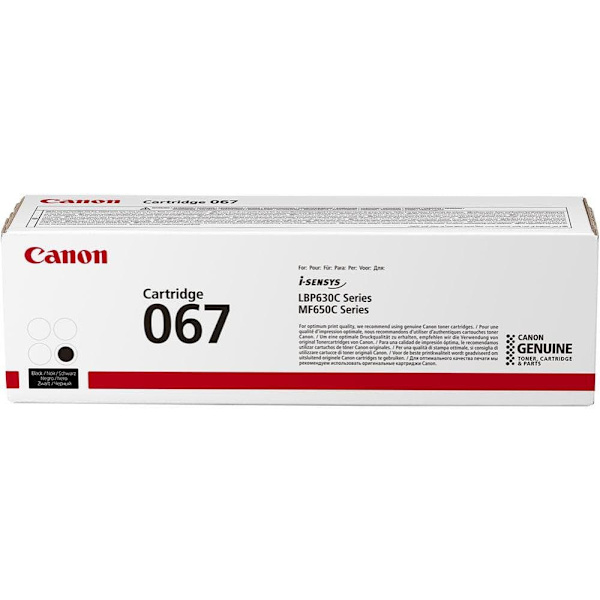 Toner Original Canon Black,CRG-067BK, pentru MF 651|MF 655|MF 657, 1.35K, incl.TV 1.2 RON, "5102C002AA"