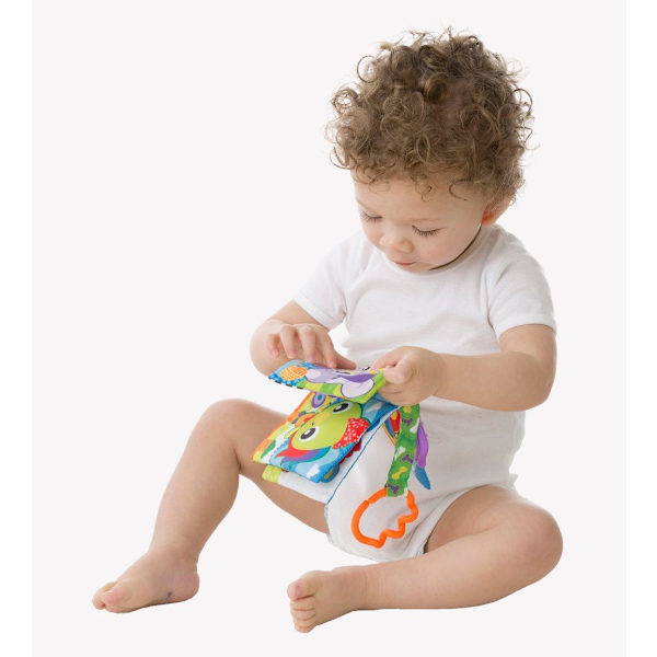 PLAYGRO activity toy  A Day at the Farm Teether Book, 0186967