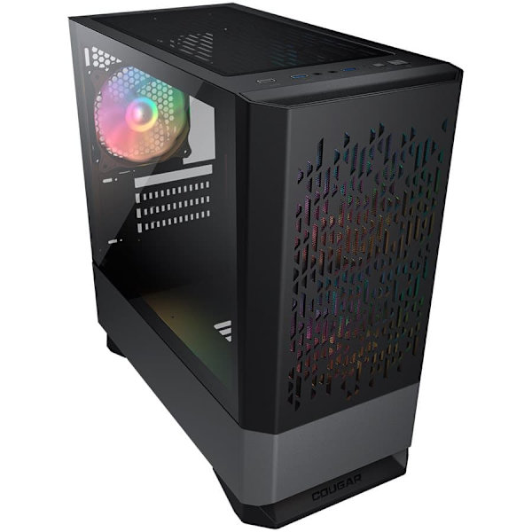 COUGAR MG140 Air RGB PC Case, Mini Tower, Black
