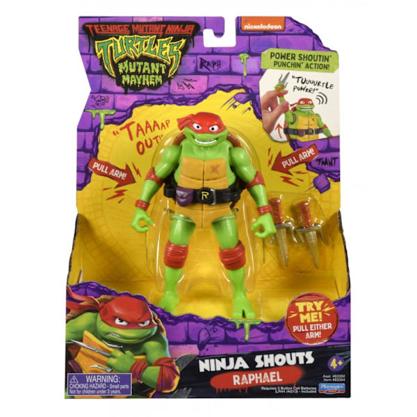 TMNT figure Ninja Shouts Raphael, 83354