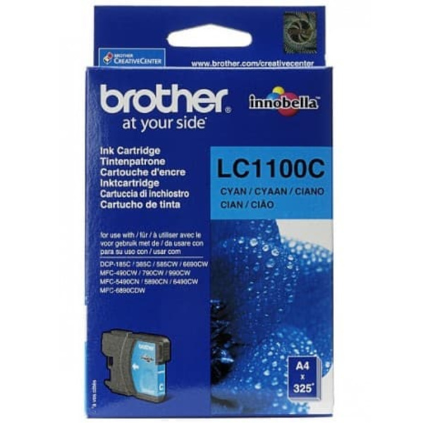 BROTHER LC-1100 ink cartridge cyan standard capacity 5.5ml 325 pages 1-pack