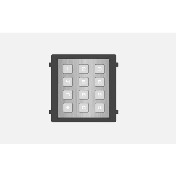 MODUL TASTATURA VIDEOINTERFON, "DS-KD-KP/S" (timbru verde 0.18 lei)