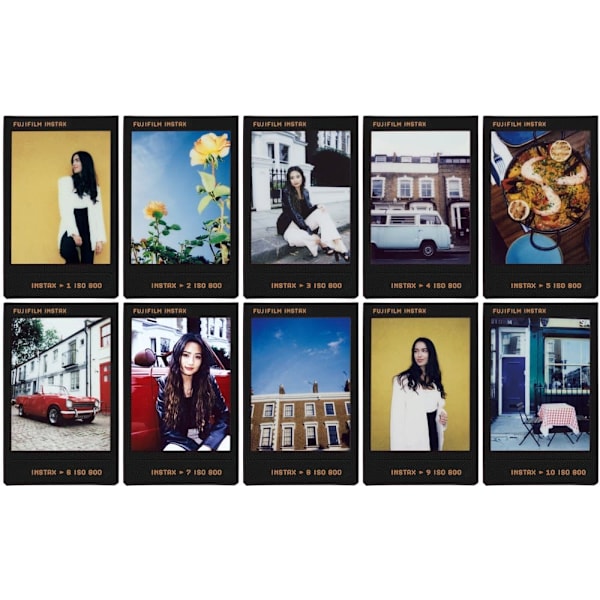 Fujifilm Instax Mini 1x10 Contact Sheet